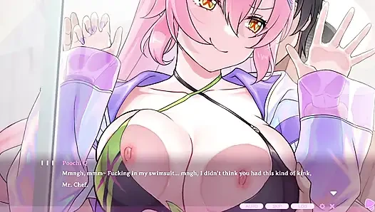 Kaiju princess 2 sahne - slip ve slayt duş sırılsıklam