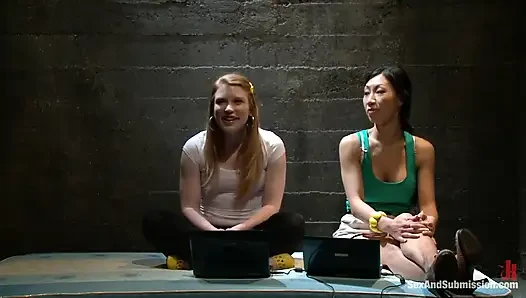 Madison Young ve Tia Ling canlı çekim
