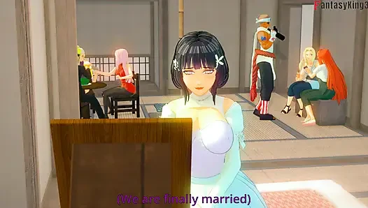 Hinata düğün gününde Naruto'yu aldatıyor - hinata hinata ntr: sinobi'nin ilişkisi - patreon'da tam 2 saatlik film: fantasyking3