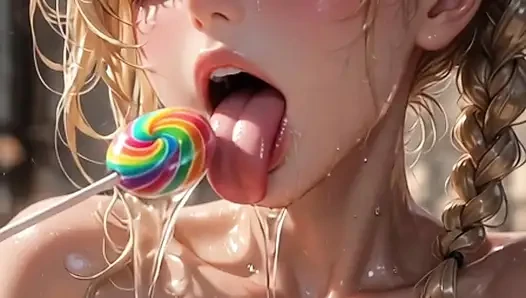 Lolipop yalama derlemesi, 3 boyutlu anime