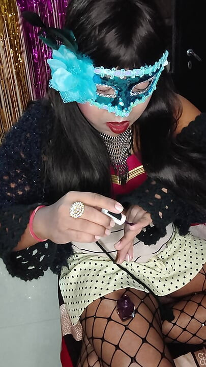 Travesti makyaj zamanı