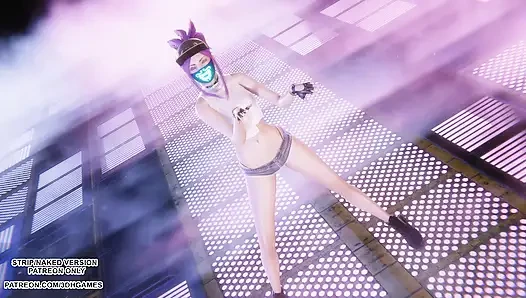 Mmd aespa - armageddon - akali seksi kpop dans league of legends hentai sansürsüz 4k 60 fps