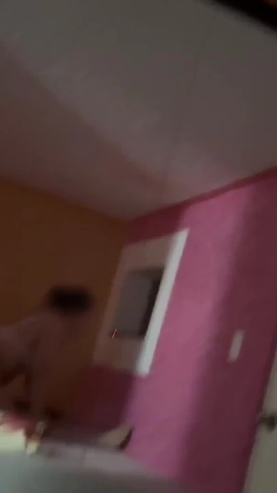 Married woman gets hot to be recorded through the mirror | Clip 2