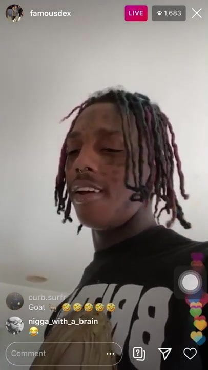 Rapçi ünlü dex instagram canlı yayınına çıkıyor