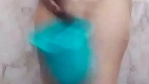 Sıcak punjabi kız alır kapalı ona sutyen için ona üvey