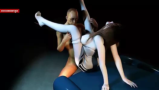 Gece vardiyasının dijital divası - 3 boyutlu hentai animasyon