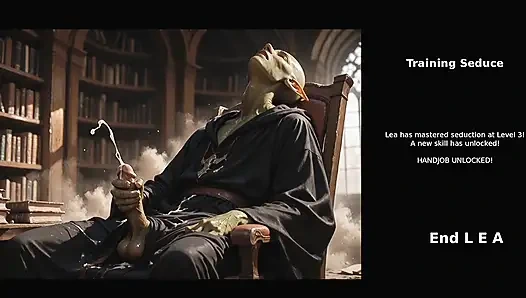 Ateşli seksi kız goblins oyunu tarafından sikiliyor