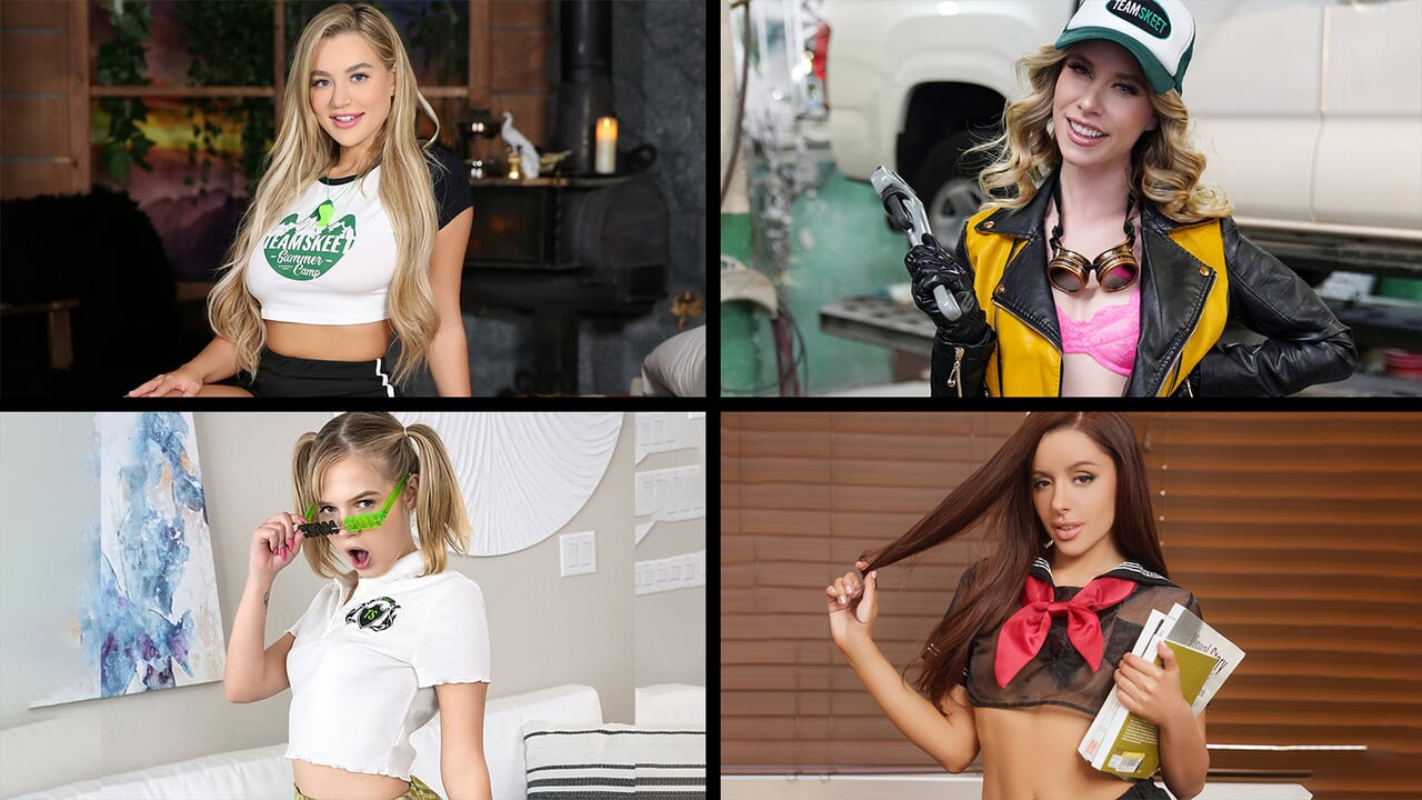 Teamskeet'in all-stars derlemesinin en iyileri - anya olsen, khloe kapri, vanna bardot ve whitney wright