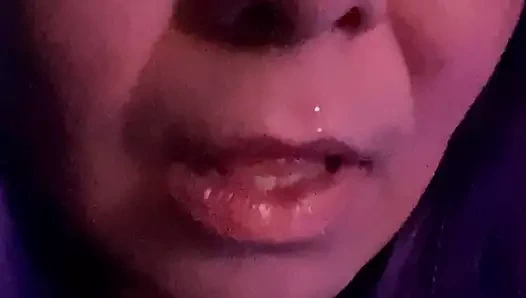 Derin boğaz öğürme ve ağlama