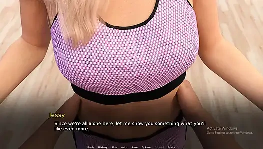 Koleje bağlı: spor salonunda esneme - bölüm 10