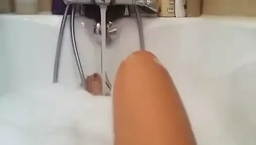 dans mon bain par cette chaleur