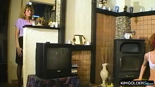 Geile Bruenette wird geleckt und gefickt