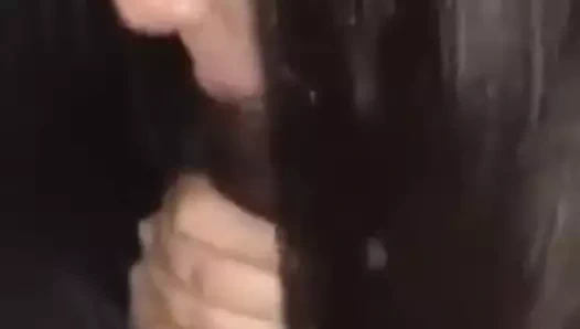 Porto Rikolu kız büyük zenci emiyor