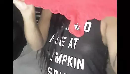 Yeni iç çamaşırlı Hintli kız