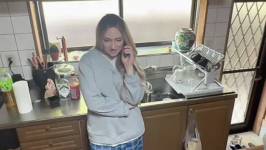 Busty Blonde Housewife Fucks Husband after Huge Business Deal