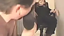 Çizme çorapları ve yalınayak salyalar