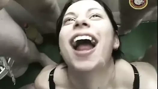 Busty gençler ilk anal bukkake alem