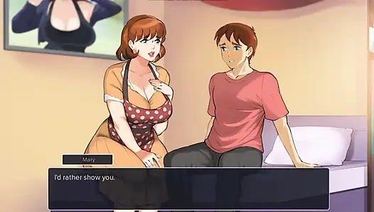 Brother's Wife Gave Me a Hot Handjob in the Bedroom