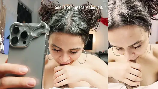 Stepbro, Help Me With Photoshoot... In My Mouth!