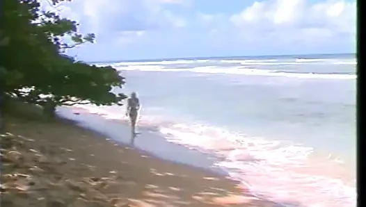 Edepsiz güzeller Stephanie Öfke ve Nina Deponca Hawaii plajında lezbiyen seksin tadını çıkarıyor