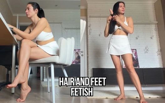 Ayaklarım seni azdırırken saçım yarağına dolanıyor