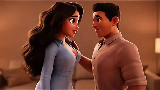 Bruninha ilk ve ikinci gizli ilişkisini deneyimliyor evli bir kadın derin tutkulu arzuya uyanıyor