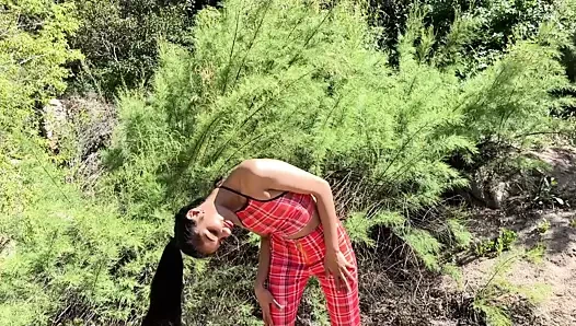 Seksi saç fetişi - ağır çekim