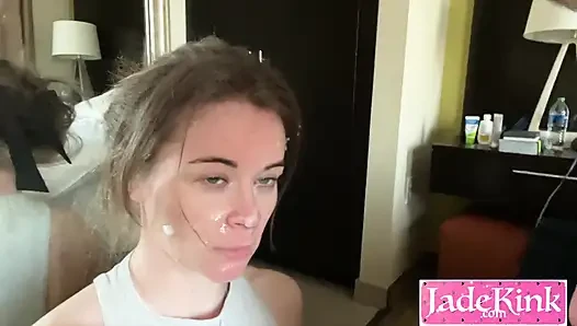 İtaatkar yüze büyük boşalma - bdsm köle