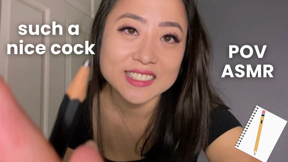 Sanat projem için mükemmel yarağını çiziyorum -asmr bakış açısı seks