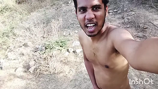 Parkta çıplak mastürbasyon