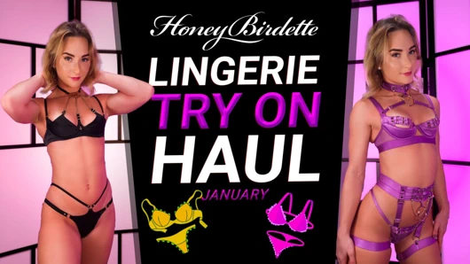Honey Birdette iç çamaşırını deniyor ll - Hannahjames710