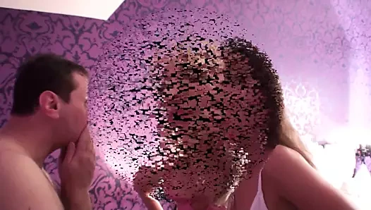 Zalim çekici bayanlar tükürük hokkası olarak köle joschi kullanın