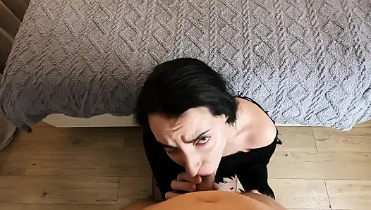 tore her pantyhose and fucked her without taking off her dress