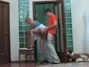 mom and NOT her step son fuck in the bathroom
