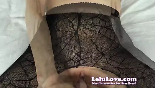 Lelu love-pov kasıksız külotlu çorabıma boşalmamı sikiyor
