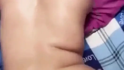 Horny MILF moans while getting fucked hard in doggy-style by a big cock.