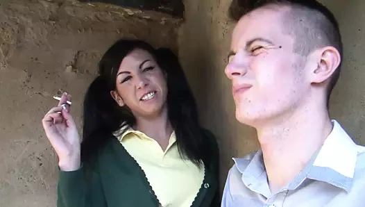 Londra'dan inanılmaz ıslak kız öğrenci fantezileri