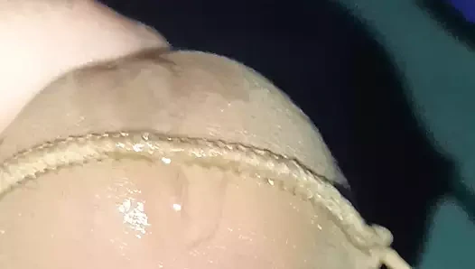 5 farklı tayt renginin içine boşalma