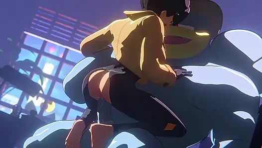 Emma ride ve canavar yarak (sansürsüz çizgi film)