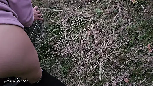 Fuck me like a wild man! Amateur Outdoor LustTaste 4k