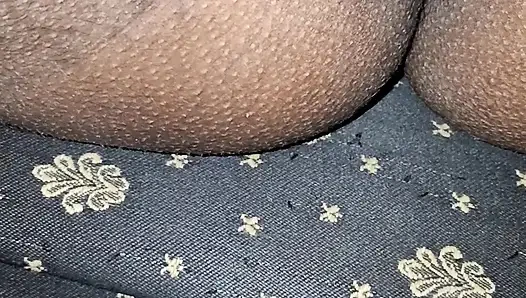 Desi girl masturbates with eggplant and moans loudly