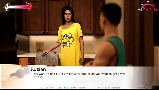 Orta Doğu'da Yaşam #8 - banu 2 erkek hakkında rüya gördü ve tüm seks sahnelerini düşünerek amıyla oynadı