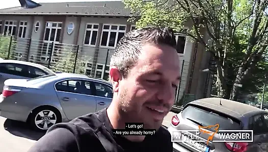 Alman porno yıldızı Kitty Blair ile edepsiz oyuncu seçmeleri! Wolf Wagner oyuncu seçmeleri