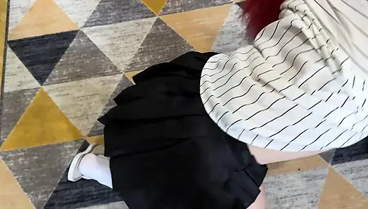 "Lütfen amına değil, erkek arkadaşım var" Sevimli bir öğrenci yolculuk için göt deliğiyle para ödedi