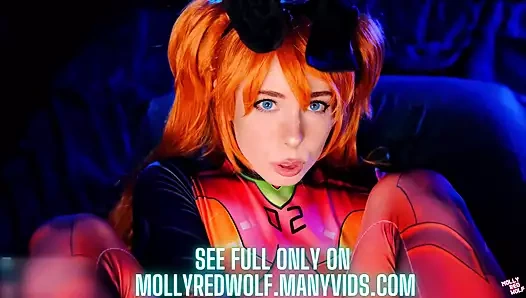 Özensiz sakso ve amcık dölleme. Evangelion Asuka Langley - Mollyredwolf