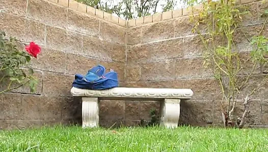 Açık havada park jerkoff 3