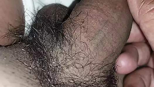 Indian desi Boy is doing handjob and Love to play his bog dick