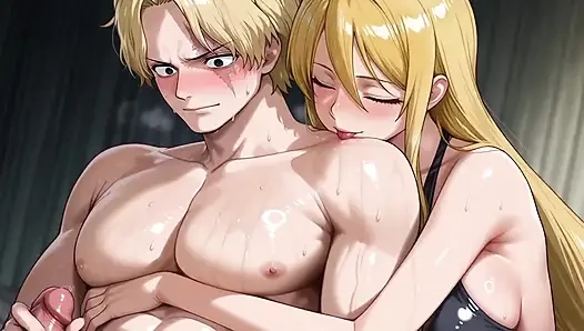 Sabo (op) x shizuka (ateşli)