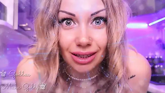 Hayatını bana ada! Tüm fanteziler benim hakkımda! Benim için tüm orgazmlar! Tüm para bana! Bağımlılık eğitimi! (Özel efektler)