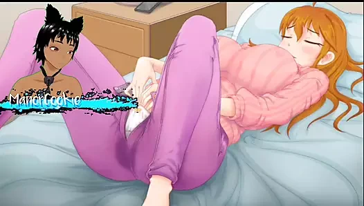 Orta yaşlı seksi kadınlar - oyunun sonu ve eğlenceli zamanları anıyor